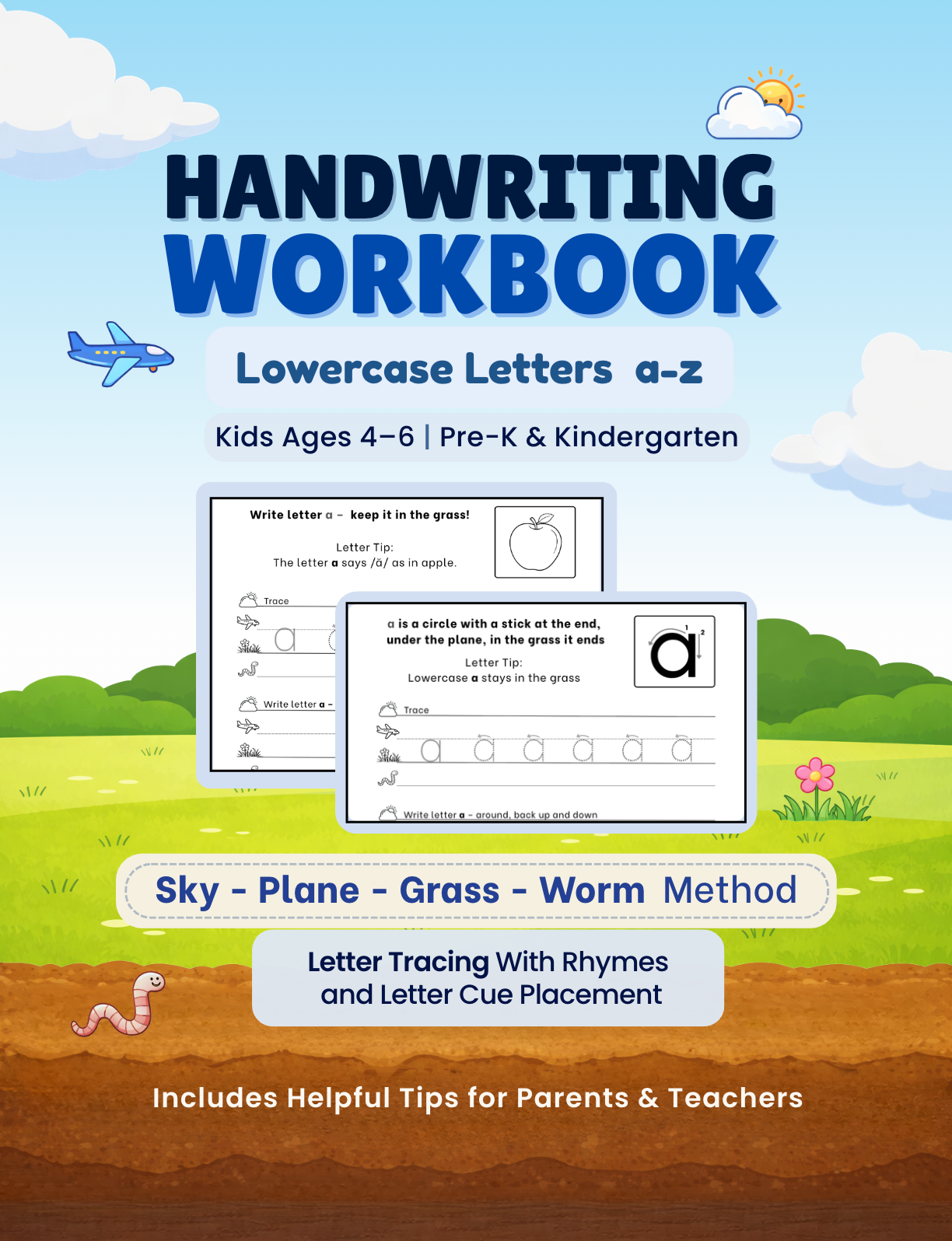 Handwriting Workbook Lowercase Letter a-z